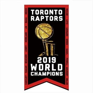 Toronto Raptors Flag 2019 NBA World Champions 3'x5' Flag Champs Banner
